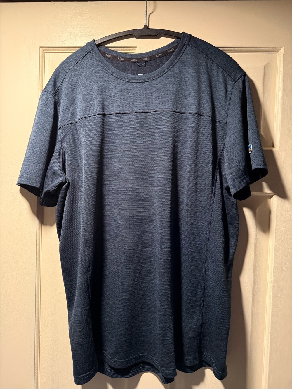 KÜHL Mens XL Performance Hiking Trail Shirt Blue Outdoor Athletic
